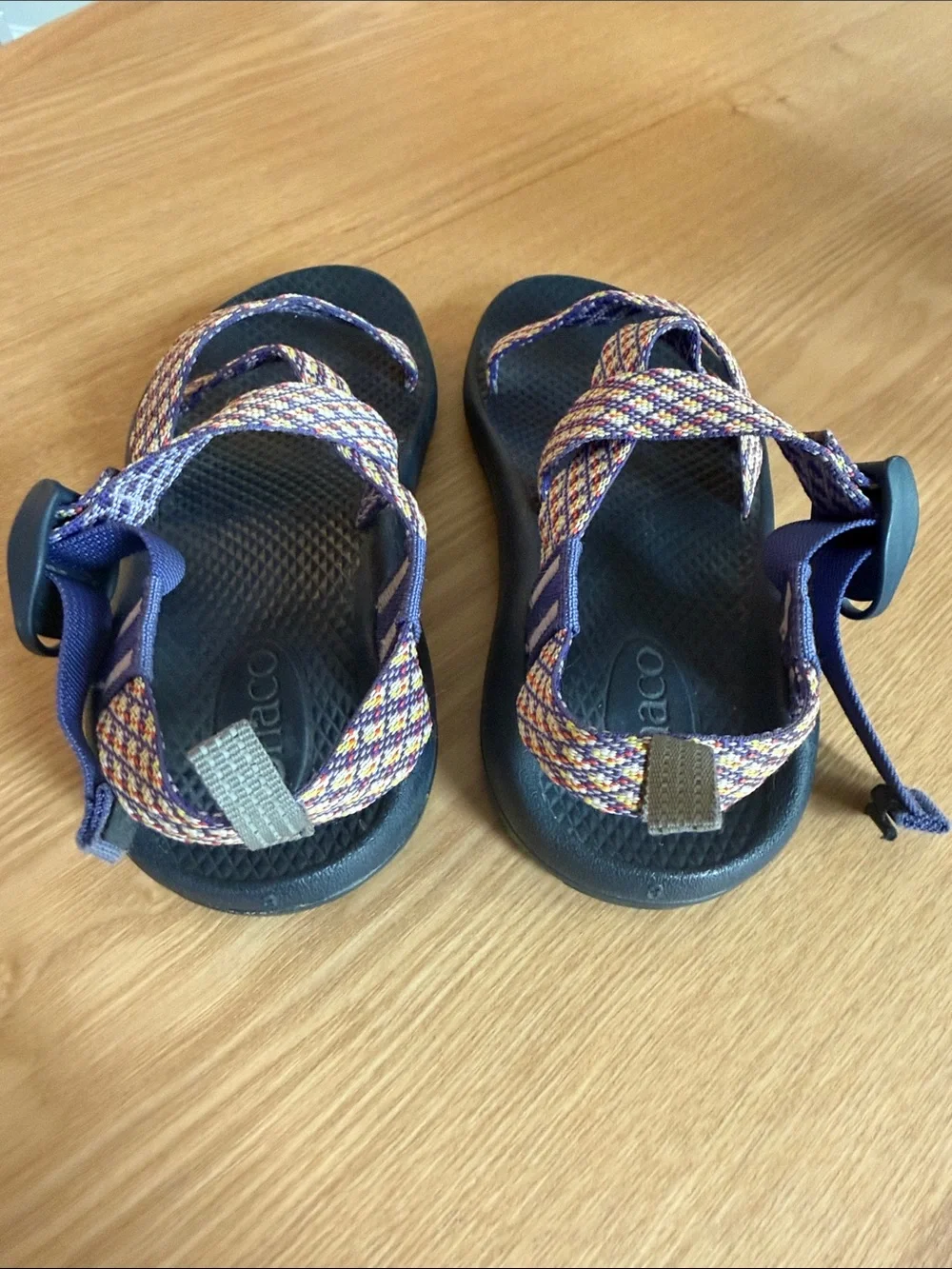 Chaco Kids Z1 Ecotread Patterned Strap Sandals  Big Kid 3